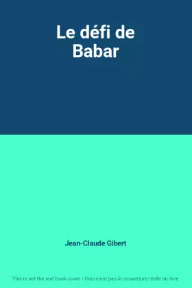 Couverture du produit · Le défi de Babar