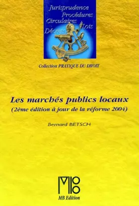 Couverture du produit · Les marchés publics locaux