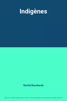 Couverture du produit · Indigènes