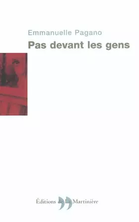 Couverture du produit · Pas devant les gens