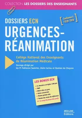 Couverture du produit · Dossiers ECN : Urgences-Réanimation
