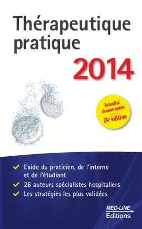 Couverture du produit · Thérapeutique pratique 2014