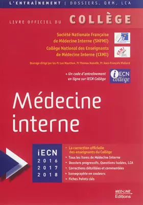 Couverture du produit · Médecine interne