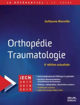 Couverture du produit · Orthopédie Traumatologie