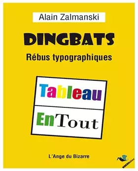 Couverture du produit · Dingbats : Rébus typographiques
