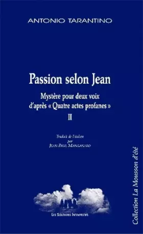 Couverture du produit · Passion selon Jean