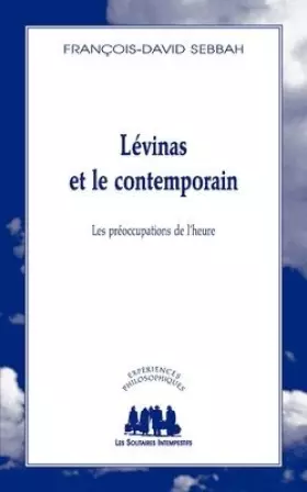 Couverture du produit · Lévinas et le contemporain