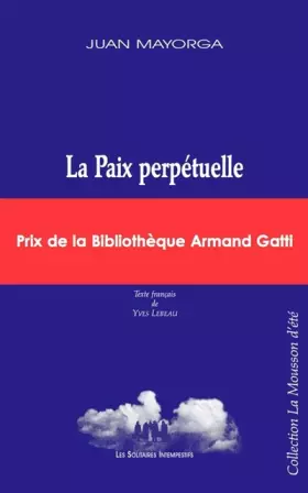 Couverture du produit · LA PAIX PERPÉTUELLE
