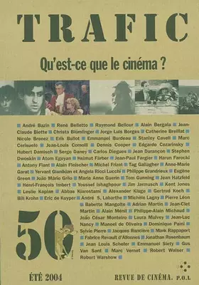 Couverture du produit · Trafic, numéro 50 : Qu'est-ce que le cinéma ?