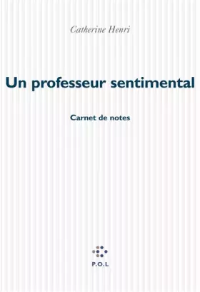 Couverture du produit · Un professeur sentimental: Carnet de notes