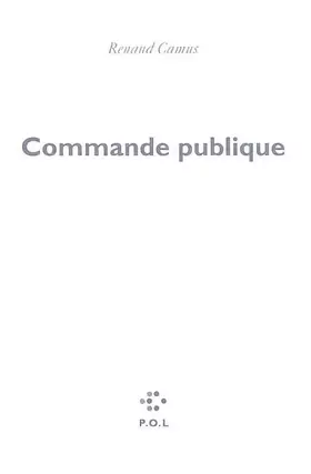 Couverture du produit · Commande publique