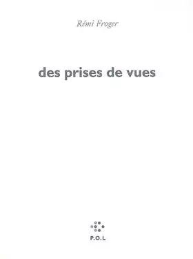 Couverture du produit · Des prises de vues