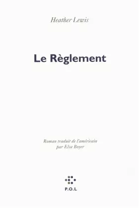 Couverture du produit · Le Règlement