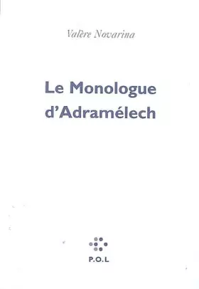 Couverture du produit · Le monologue d'Adramélech