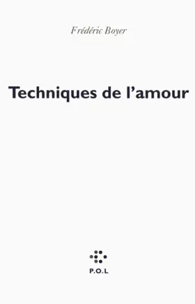 Couverture du produit · Techniques de l'amour