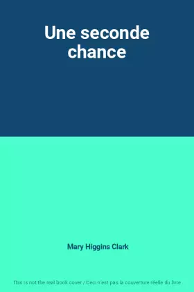 Couverture du produit · Une seconde chance
