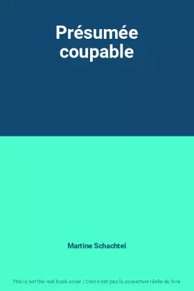 Couverture du produit · Présumée coupable