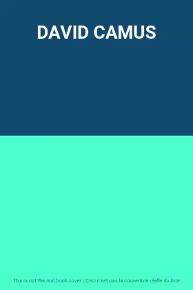 Couverture du produit · DAVID CAMUS