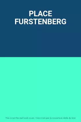 Couverture du produit · PLACE FURSTENBERG