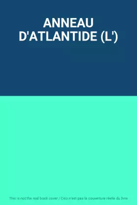 Couverture du produit · ANNEAU D'ATLANTIDE (L')
