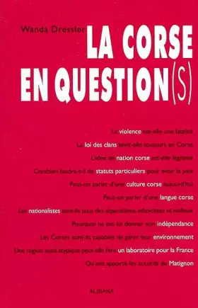 Couverture du produit · La Corse en question(s)