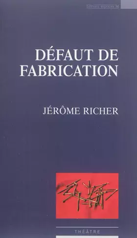 Couverture du produit · Défaut de fabrication