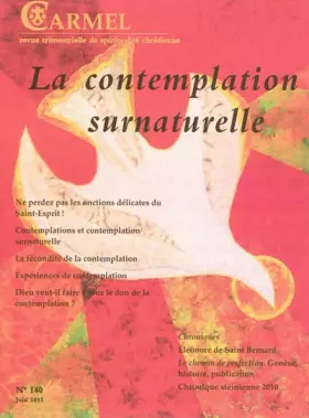 Couverture du produit · LA CONTEMPLATION SURNATURELLE
