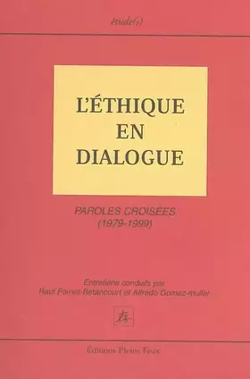 Couverture du produit · Ethique en dialogue