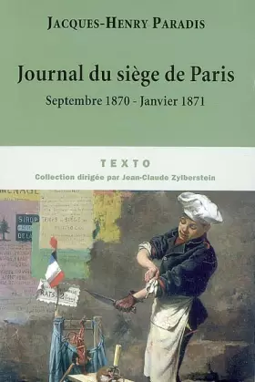 Couverture du produit · Journal du siège de Paris