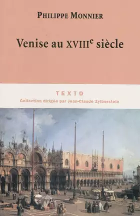 Couverture du produit · Venise au XVIIIe siècle