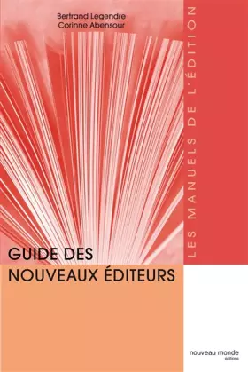 Couverture du produit · Guide des nouveaux éditeurs