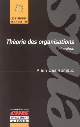 Couverture du produit · Théorie des organisations