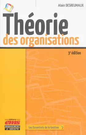 Couverture du produit · Théorie des organisations