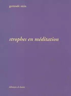 Couverture du produit · Strophes en méditation