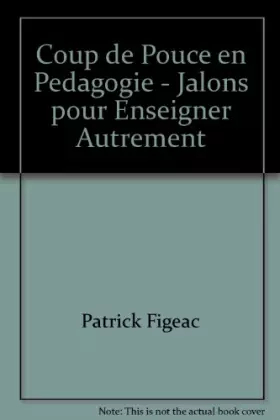 Couverture du produit · Coup de pouce en pédagogie