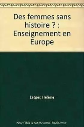 Couverture du produit · Des femmes sans histoire ?