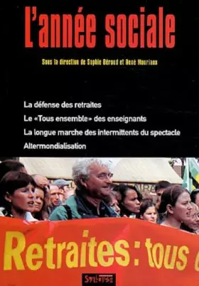 Couverture du produit · Année sociale, 2003-2004