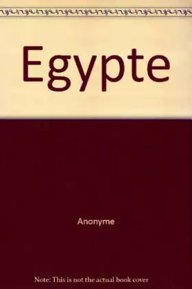 Couverture du produit · Egypte