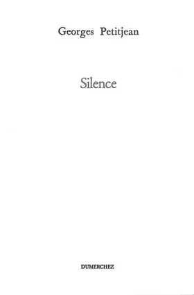 Couverture du produit · Silence