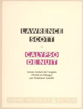 Couverture du produit · Calypso de nuit
