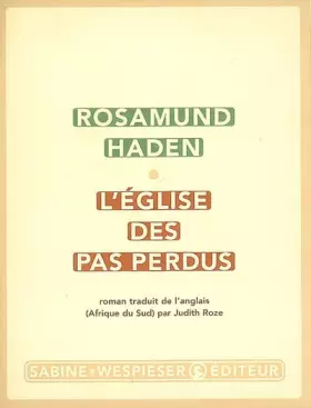 Couverture du produit · L'église des pas perdus