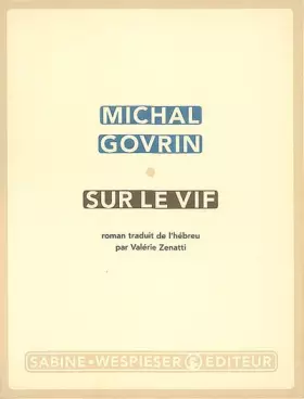 Couverture du produit · Sur le vif