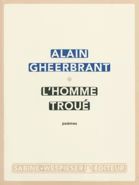 Couverture du produit · L'homme troué : Poèmes