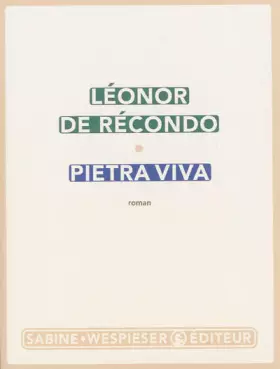 Couverture du produit · Pietra viva