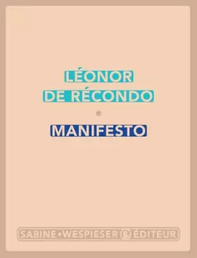 Couverture du produit · Manifesto