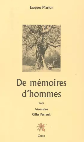 Couverture du produit · De mémoires d'hommes