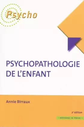 Couverture du produit · Psychopathologie de l'enfant
