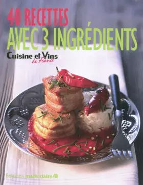 Couverture du produit · 40 recettes avec 3 ingrédients