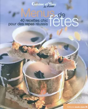 Couverture du produit · Menus de fêtes