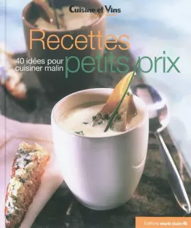 Couverture du produit · Recettes petits prix : 40 idées pour cuisiner malin